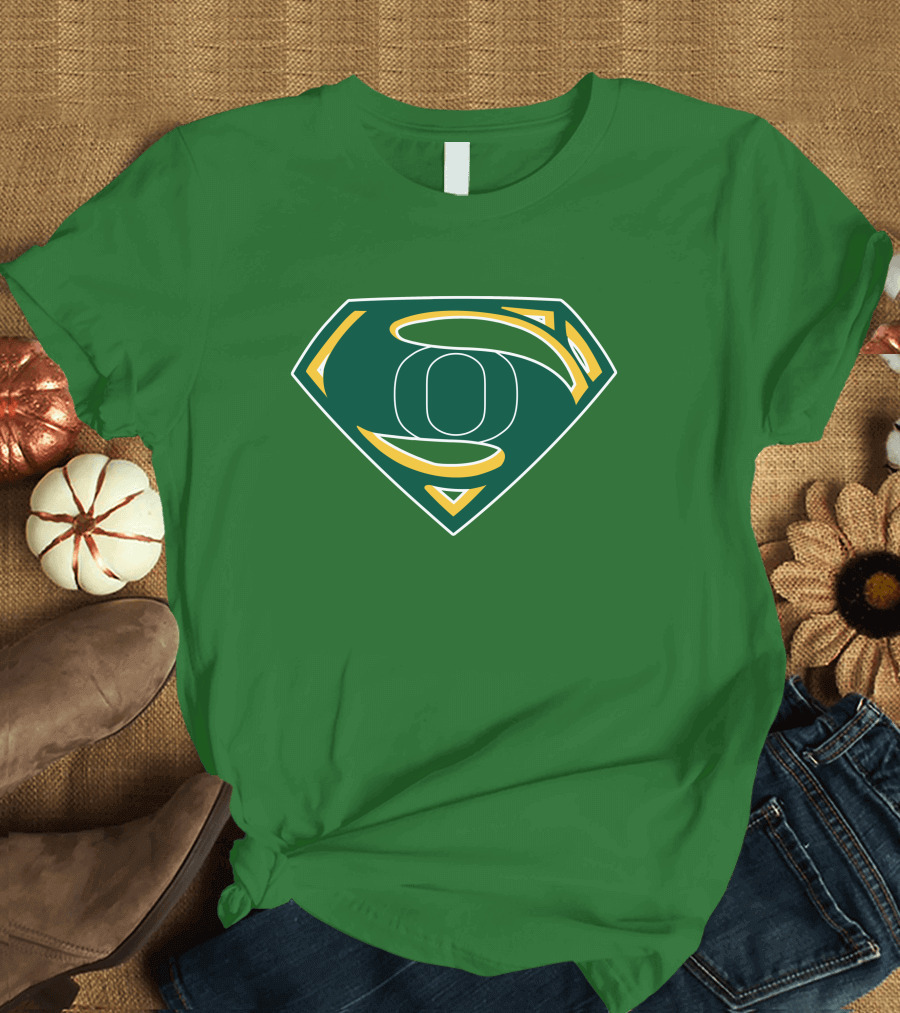 Superman Logo Oregon Ducks Color T-Shirt