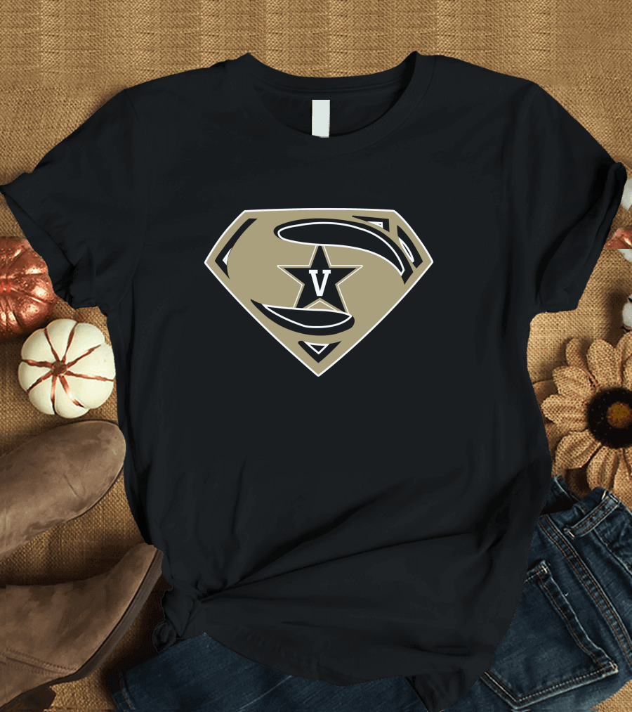 Superman Logo Vanderbilt Star V Emblem T-Shirt