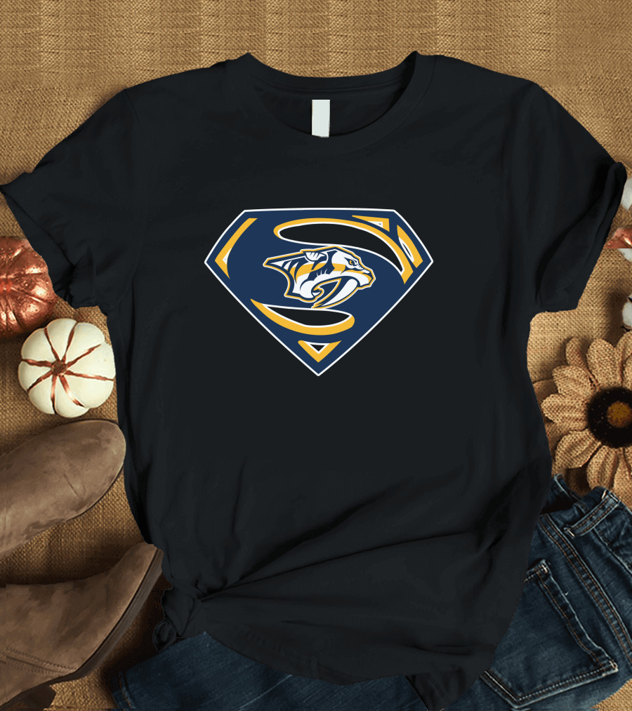 Superman Nashville Predators T-Shirt