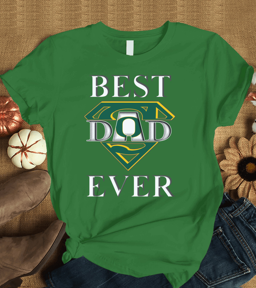 Best Dad Ever Oregon Ducks Super Dad T-Shirt