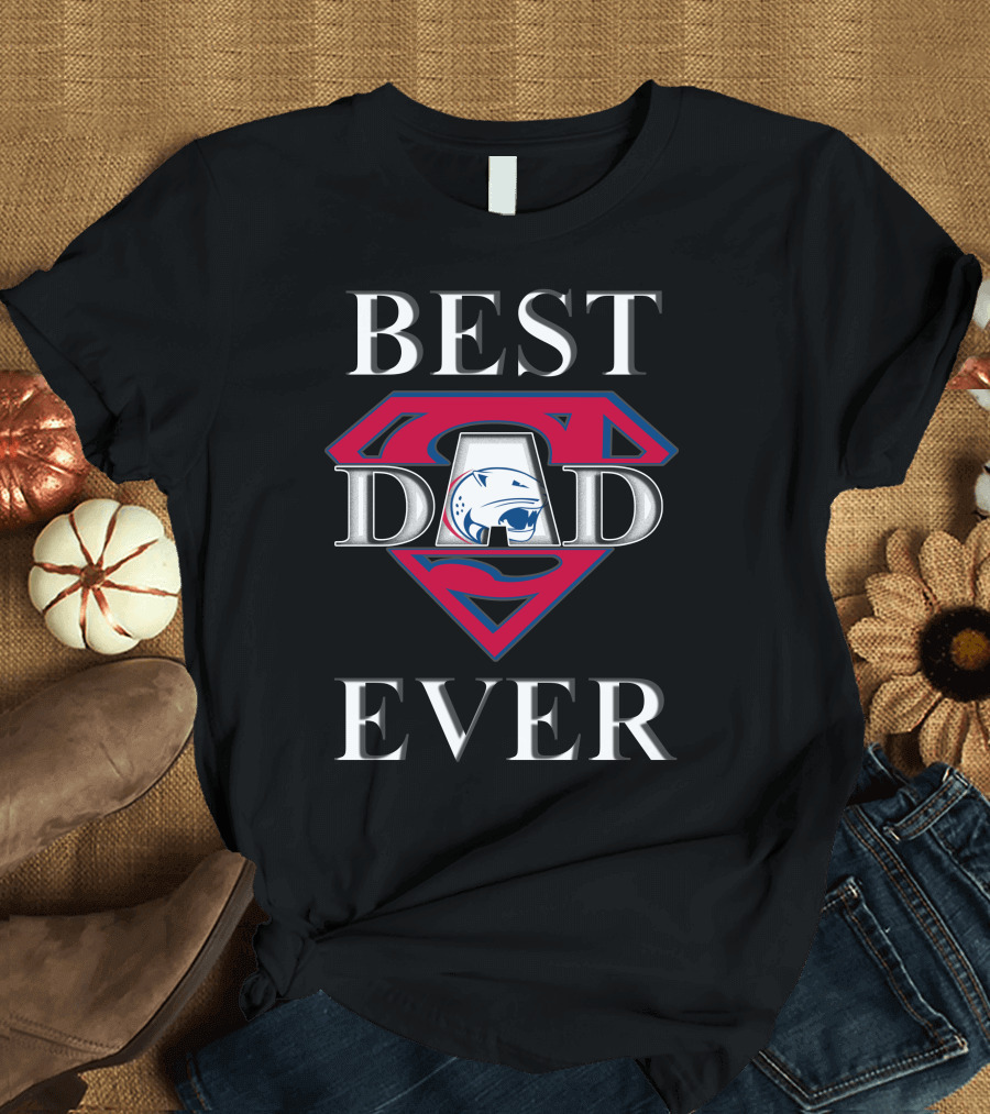South Alabama Jaguars Best Dad Ever Superdad T-Shirt