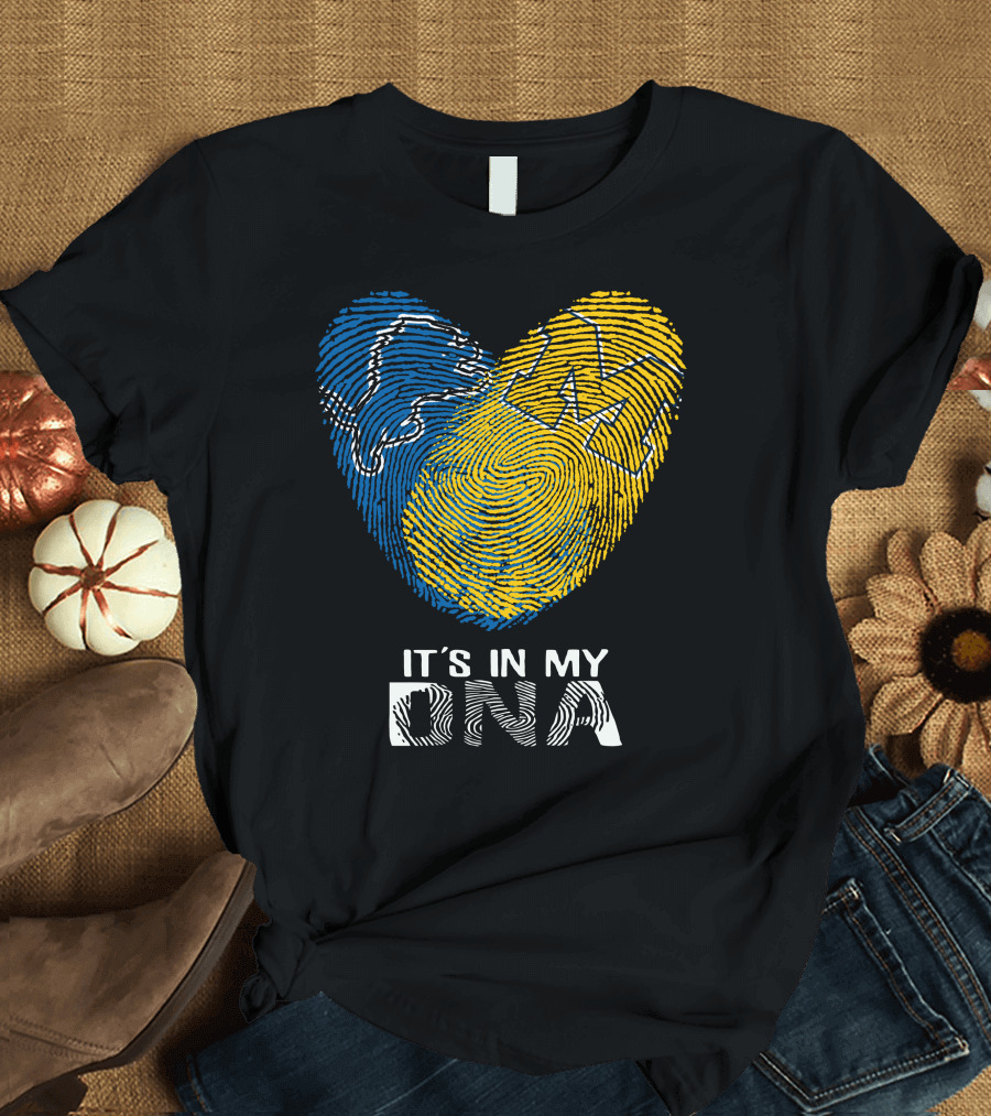 Lions Michigan M It's In My DNA T-Shirt
