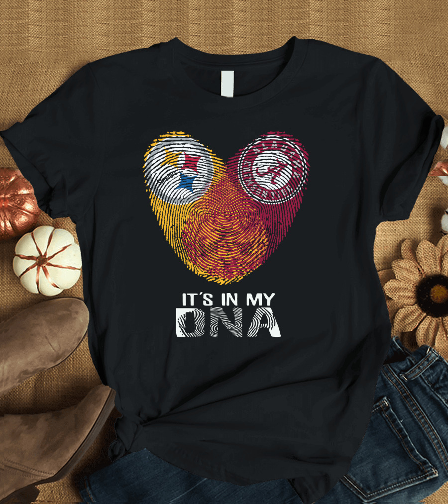 Steelers Alabama Crimson Tide It's In My DNA T-Shirt