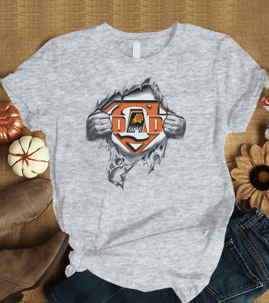 Phoenix Suns Super Dad Logo Superman T-Shirt