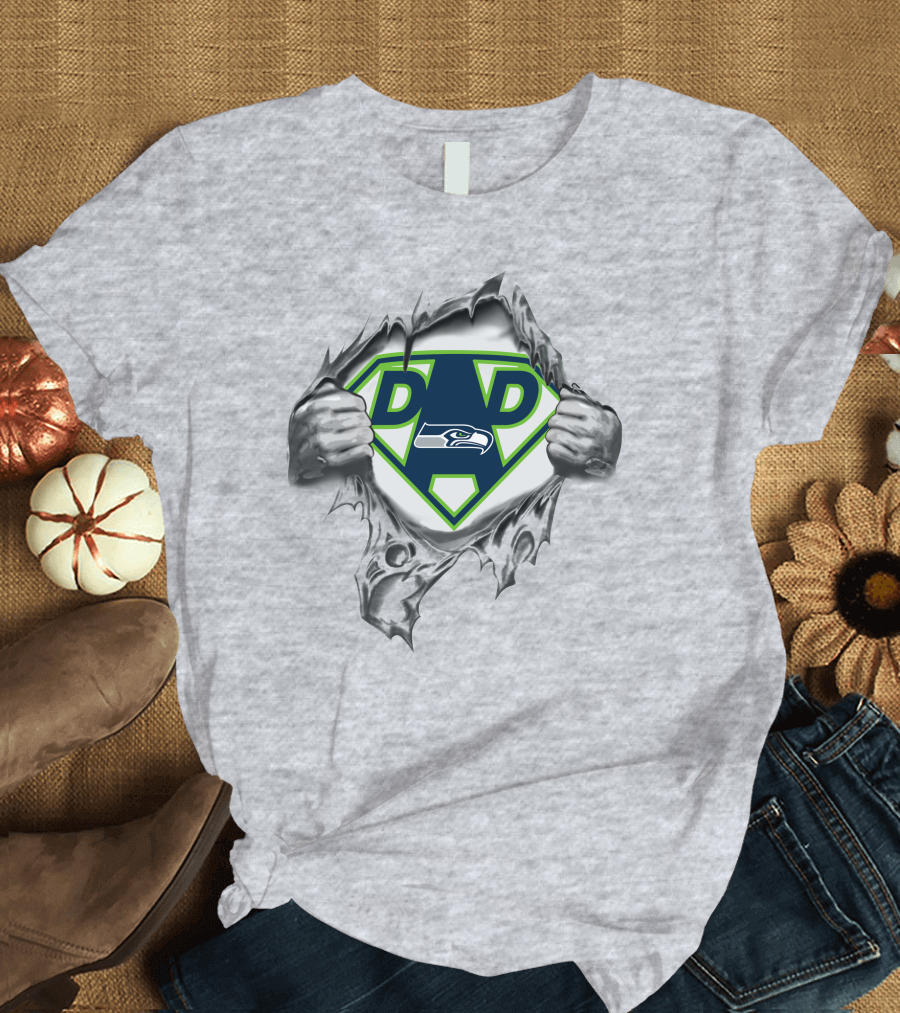 Seahawks Super Dad T-Shirt