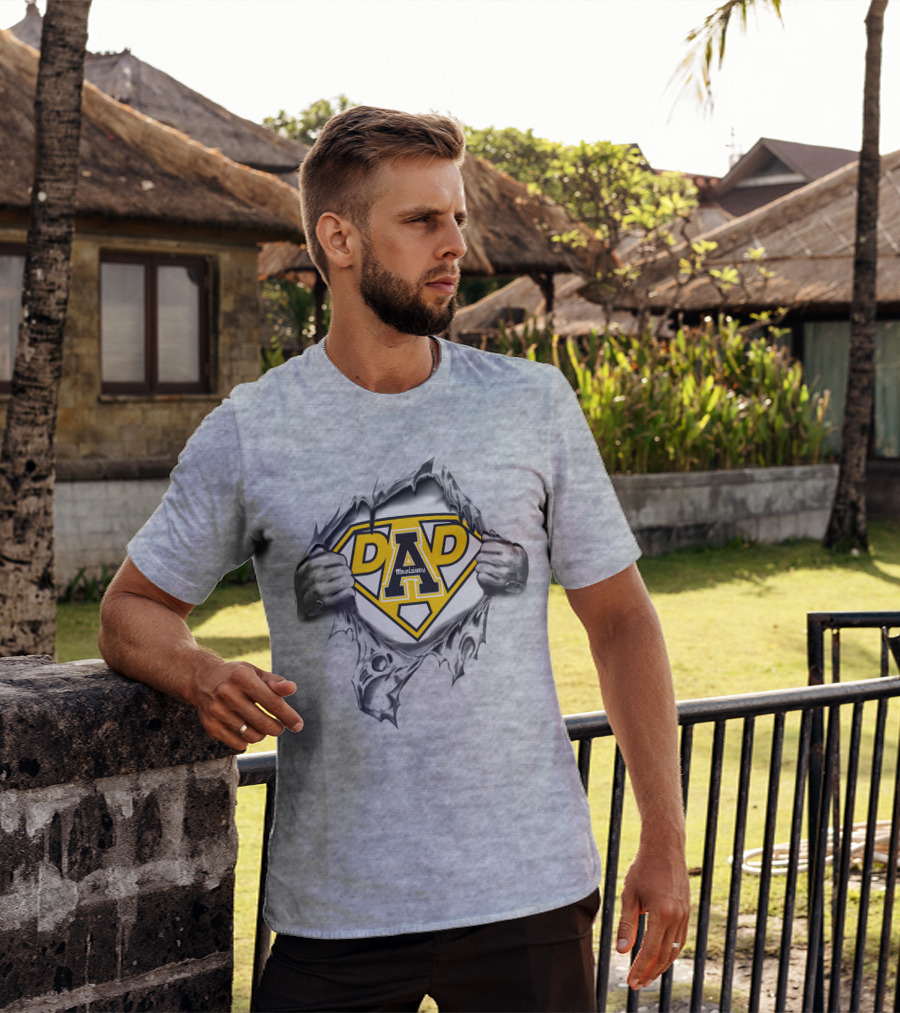 Appalachian State Mountaineers A Dad Superhero T-Shirt