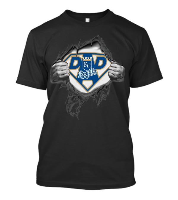 Kansas City Royals Super Dad KC Royals Logo Superman T-Shirt