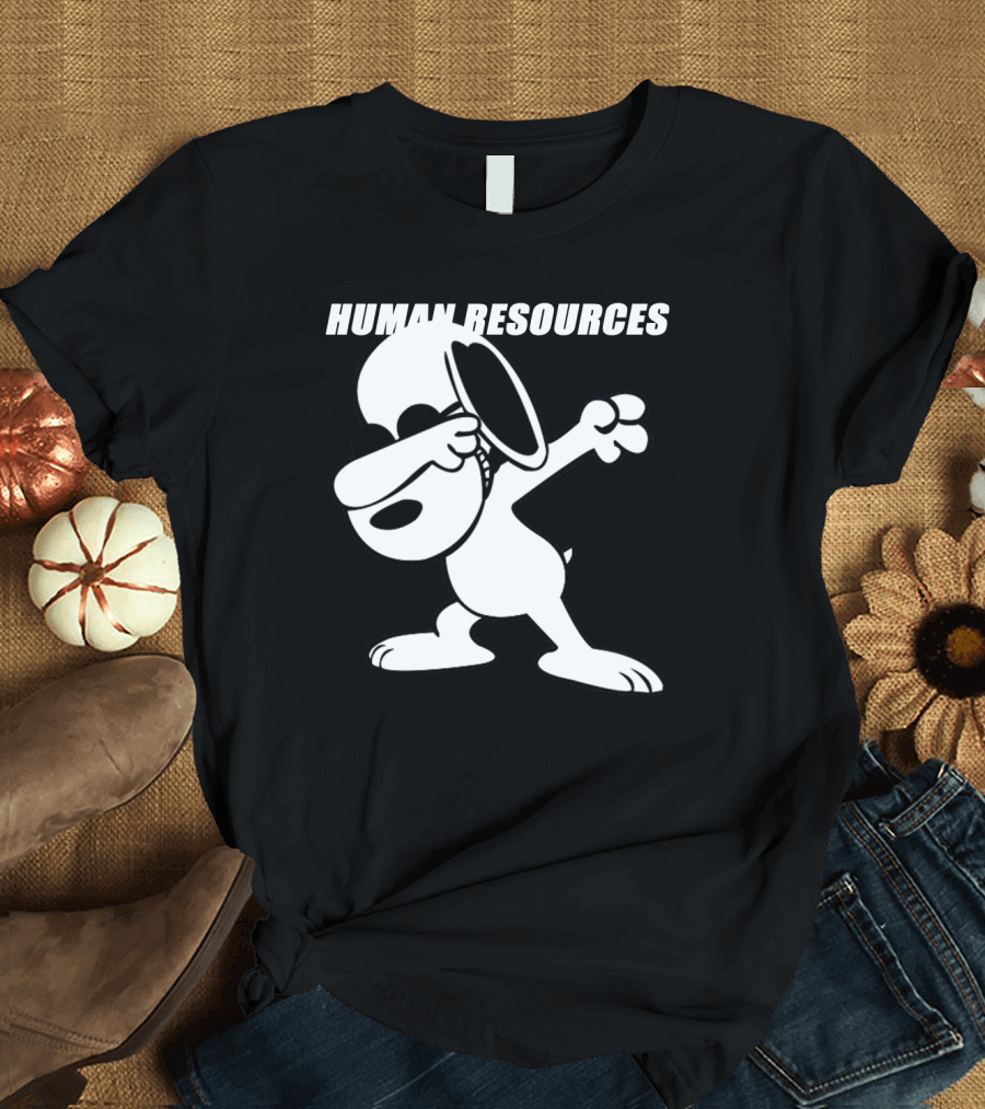 Dabbing Snoopy Human Resources Cartoon Pose T-Shirt