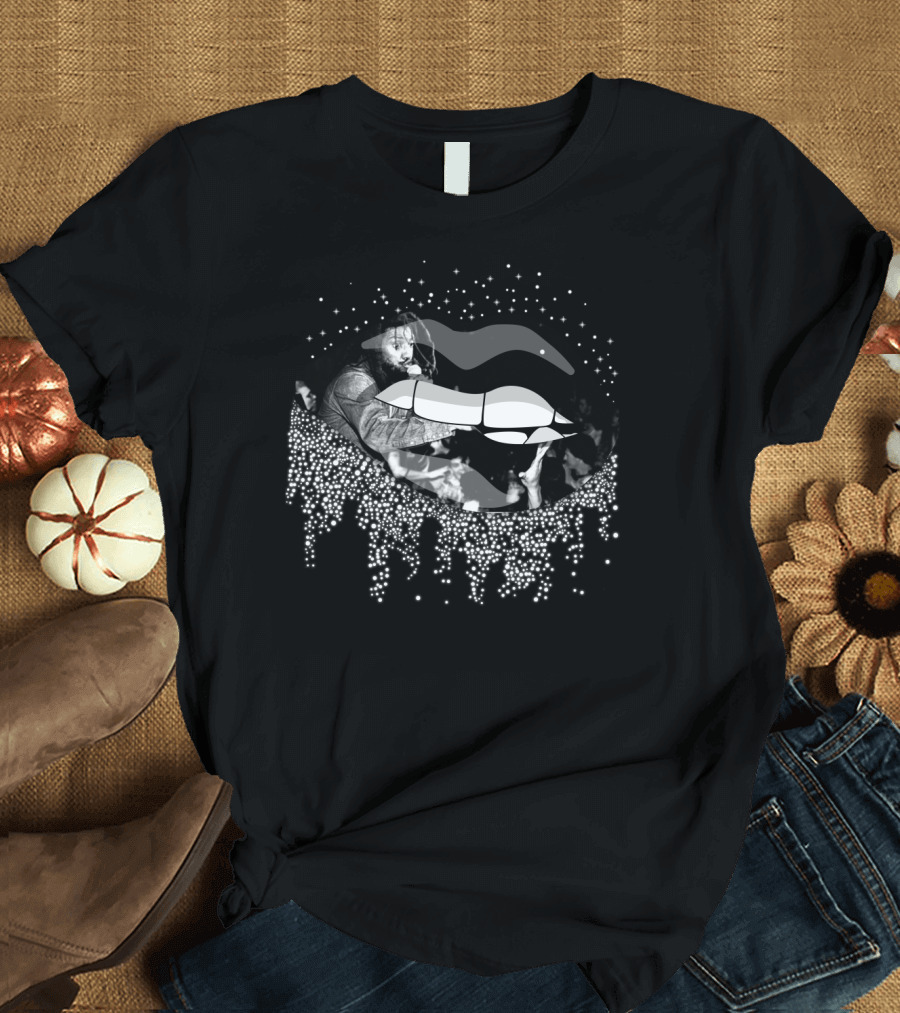 Bad Brains Monochrome Lips Concert T-Shirt