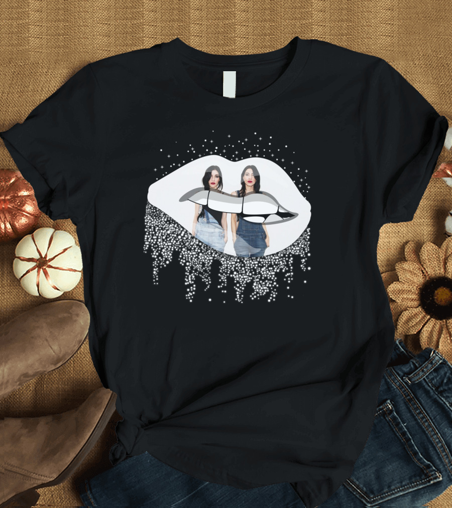 The Veronicas Sparkling Lips and Twins T-Shirt