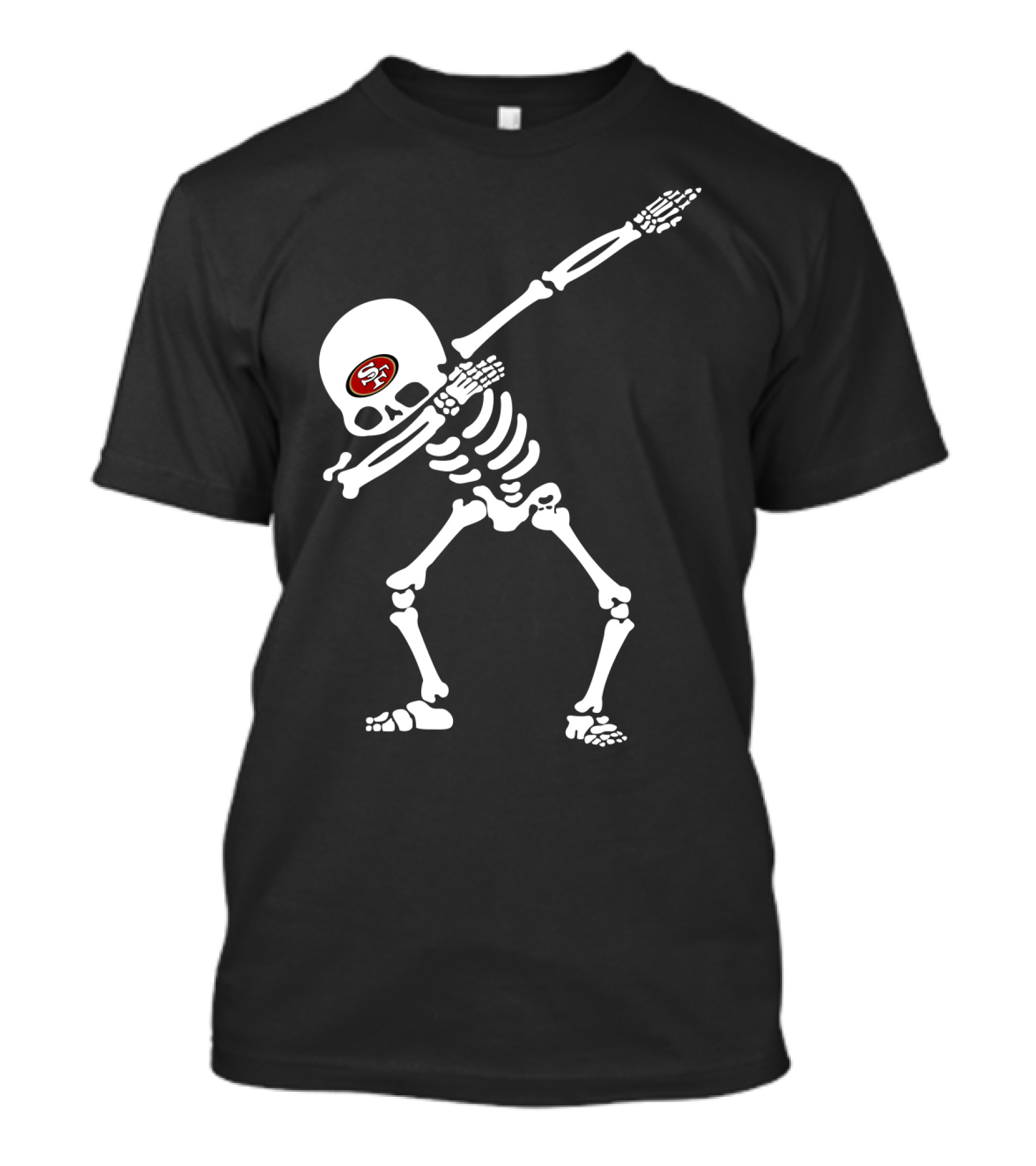 San Francisco 49ers Dabbing Skeleton T-Shirt