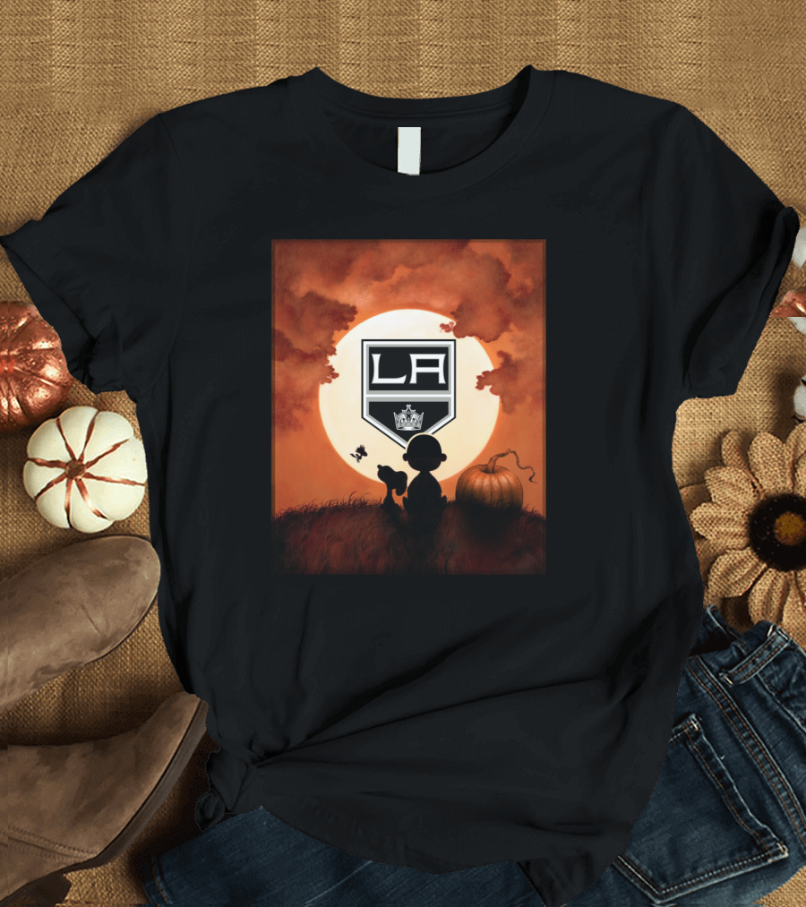 LA Kings Halloween Moon Pumpkin T-Shirt