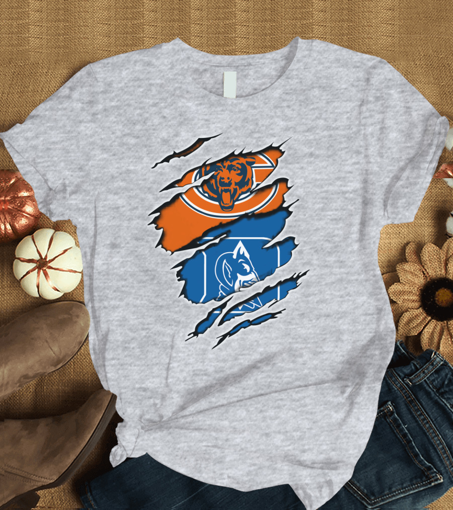 Chicago Bears Duke Blue Devils T-Shirt