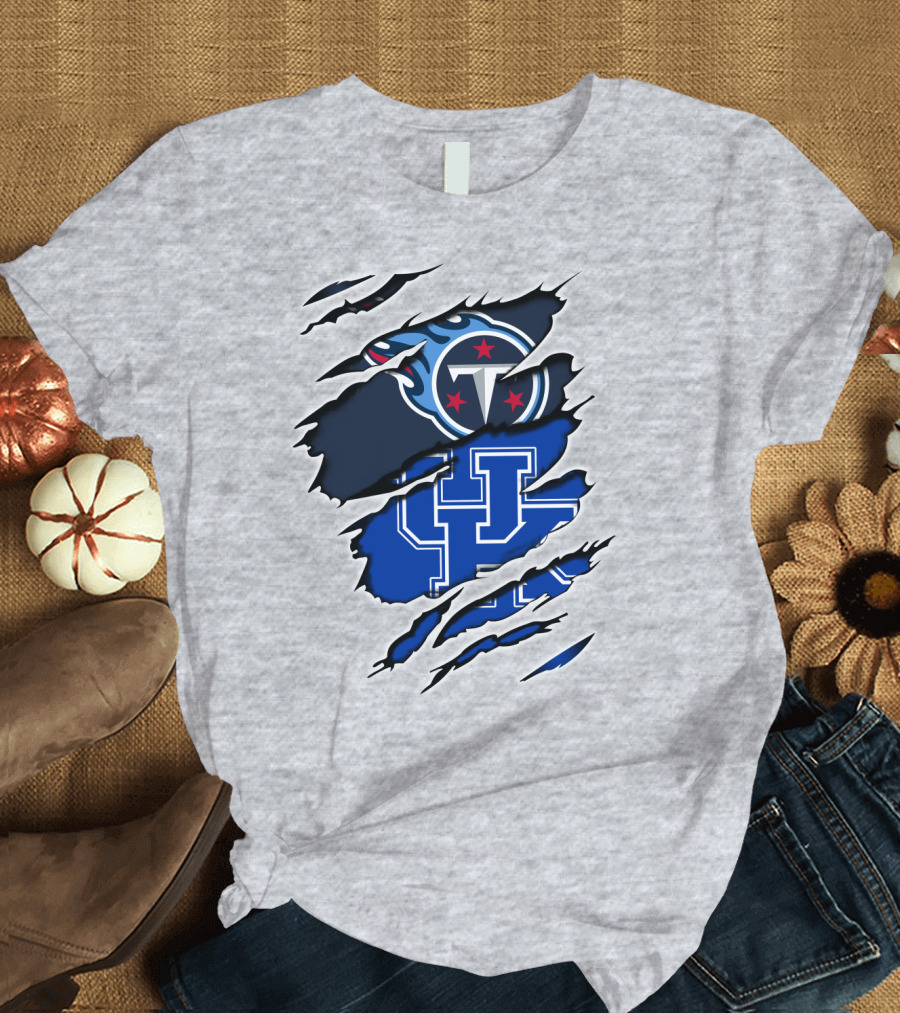 Titans Kentucky Wildcats Torn Reveal T-Shirt