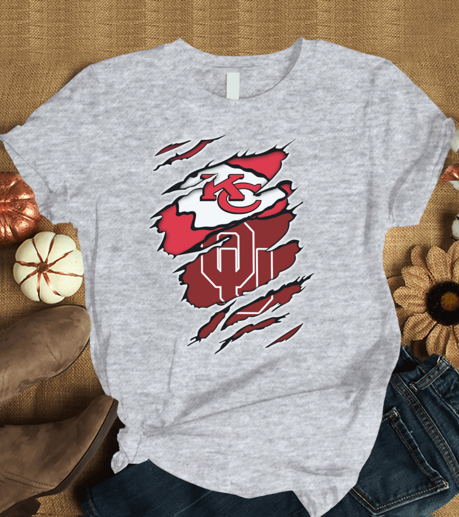 KC Chiefs Oklahoma Sooners T-Shirt
