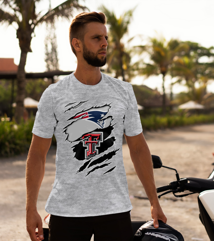 Patriots Texas Tech Double T Logo Fusion T-Shirt