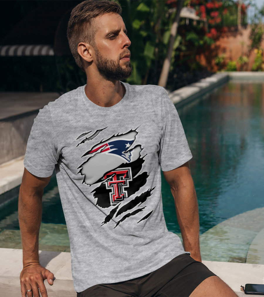 Patriots Texas Tech Double T Logo Fusion T-Shirt