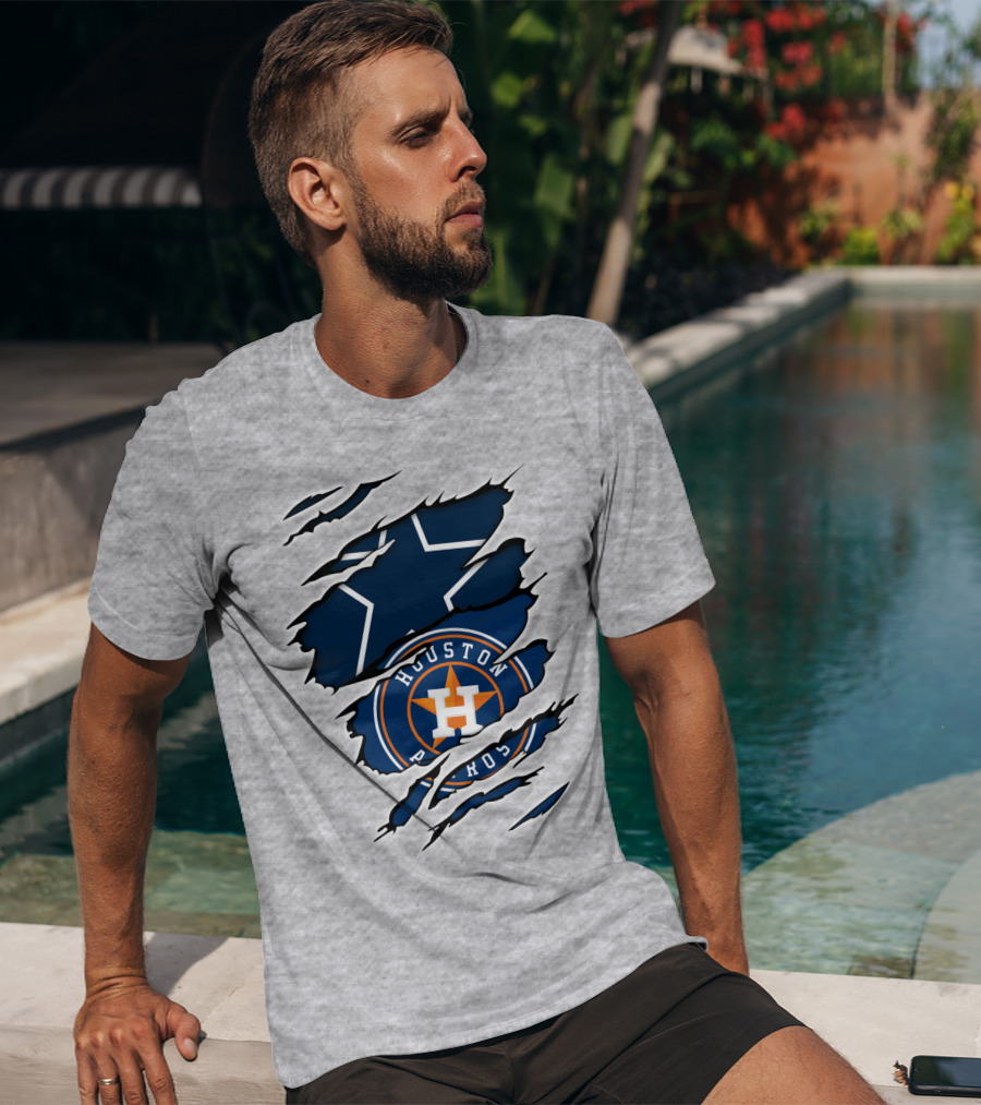 Houston Astros Cowboys Star T-Shirt