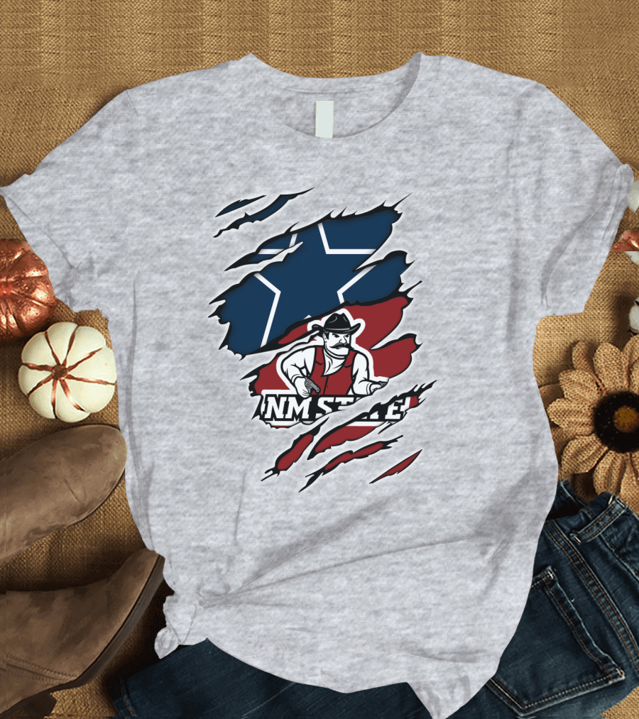 NM State Cowboys Western Star T-Shirt