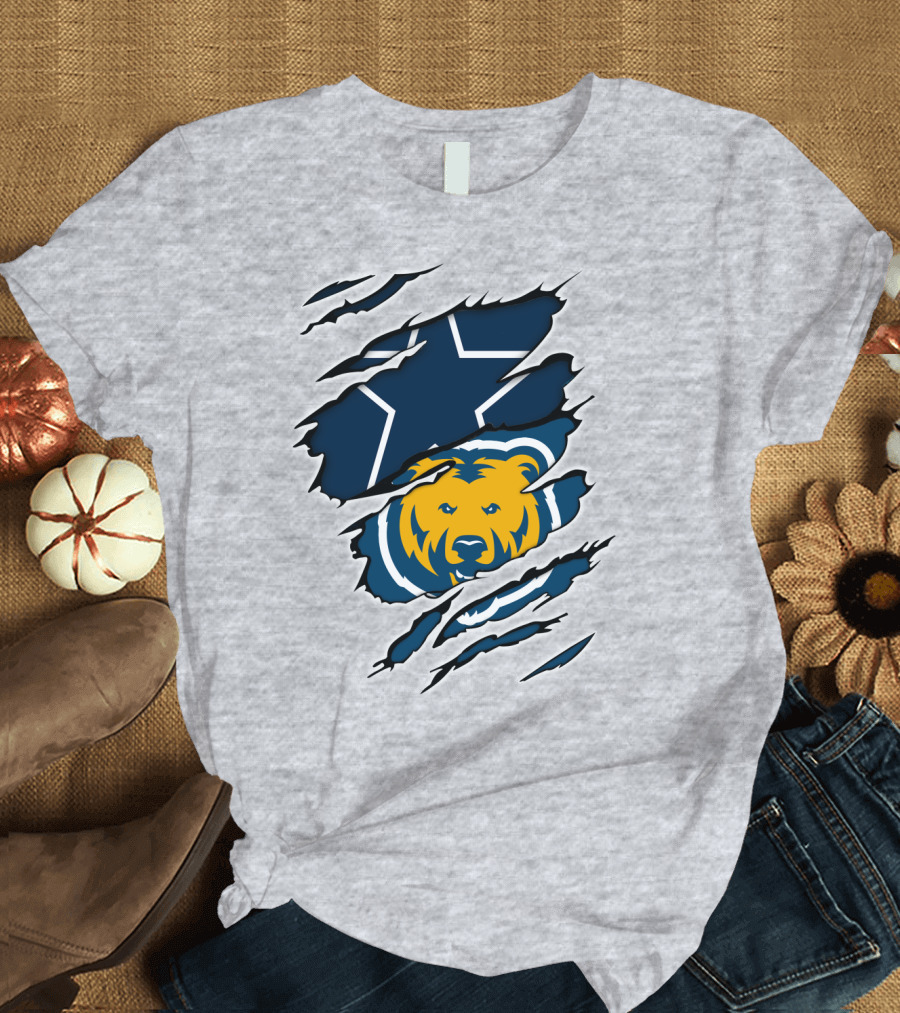Cowboys Bears Cowboys Star and Bear Claw T-Shirt