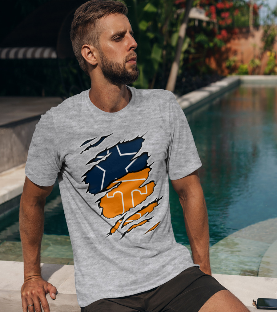 Cowboys Tennessee Vols Star Claw T-Shirt