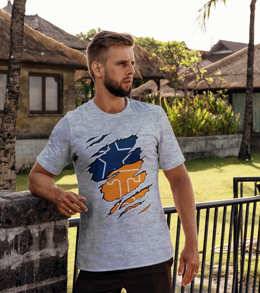 Cowboys Tennessee Vols Star Claw T-Shirt