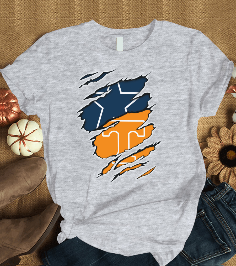Cowboys Tennessee Vols Star Claw T-Shirt