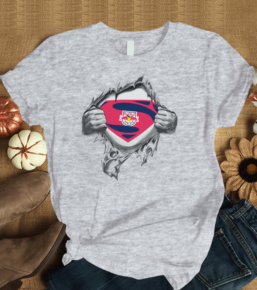 EHC Red Bull München Superman Logo Burst T-Shirt