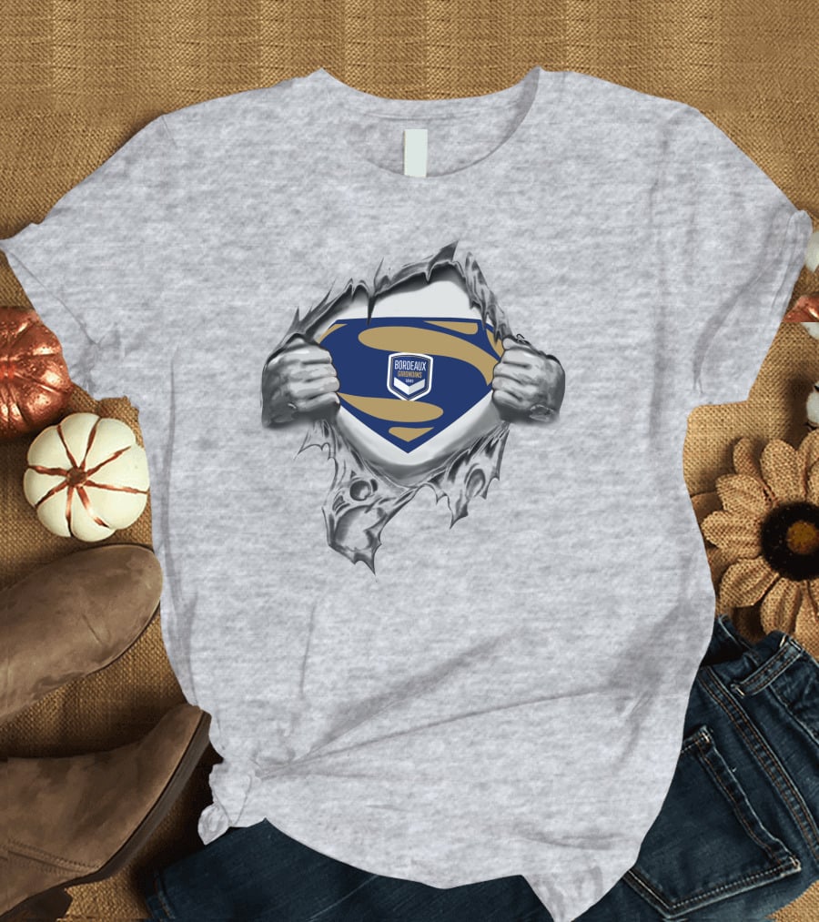 Bordeaux Girondins Superman Shield T-Shirt