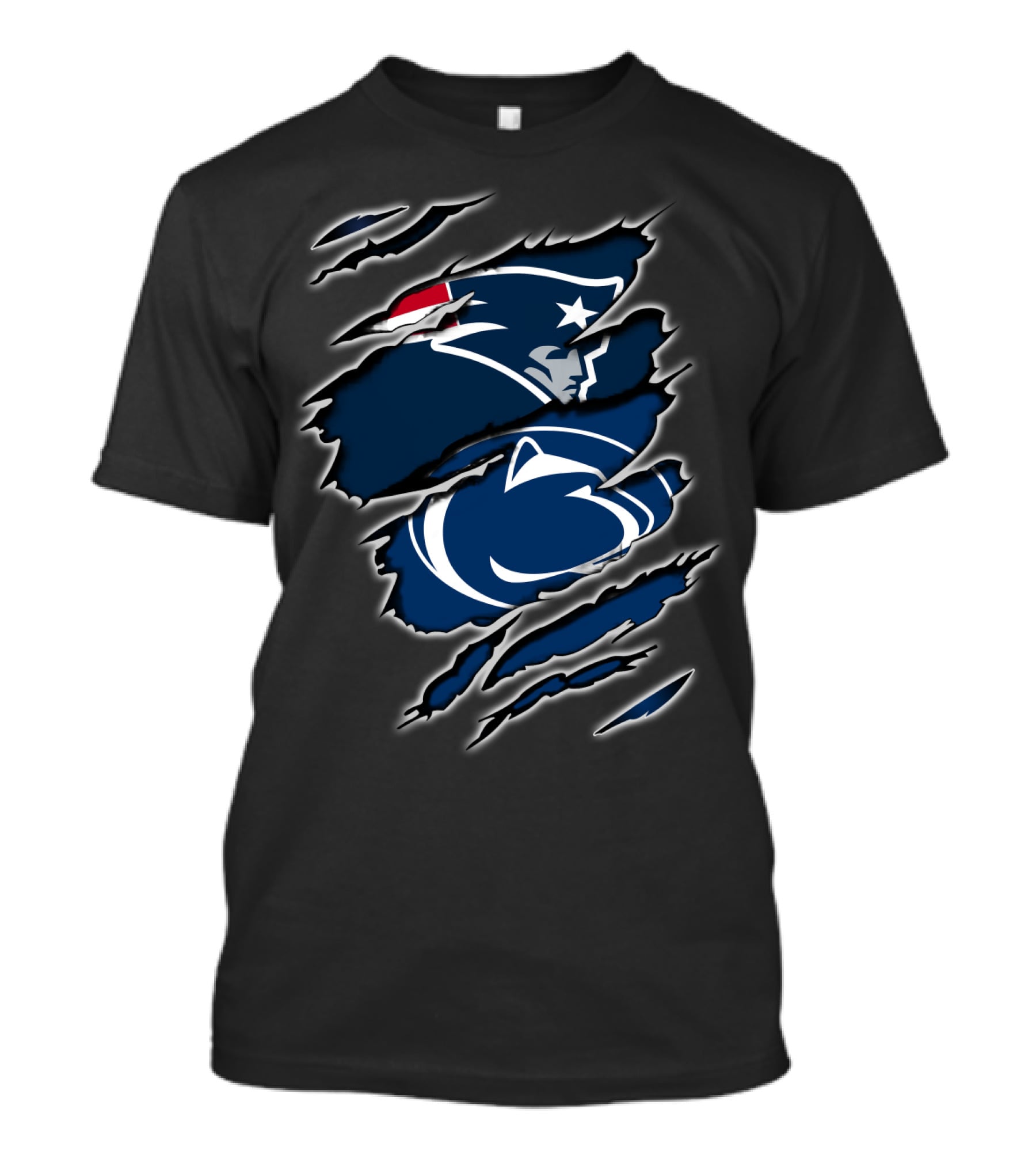 New England Patriots Penn State Nittany Lions Crossover T-Shirt