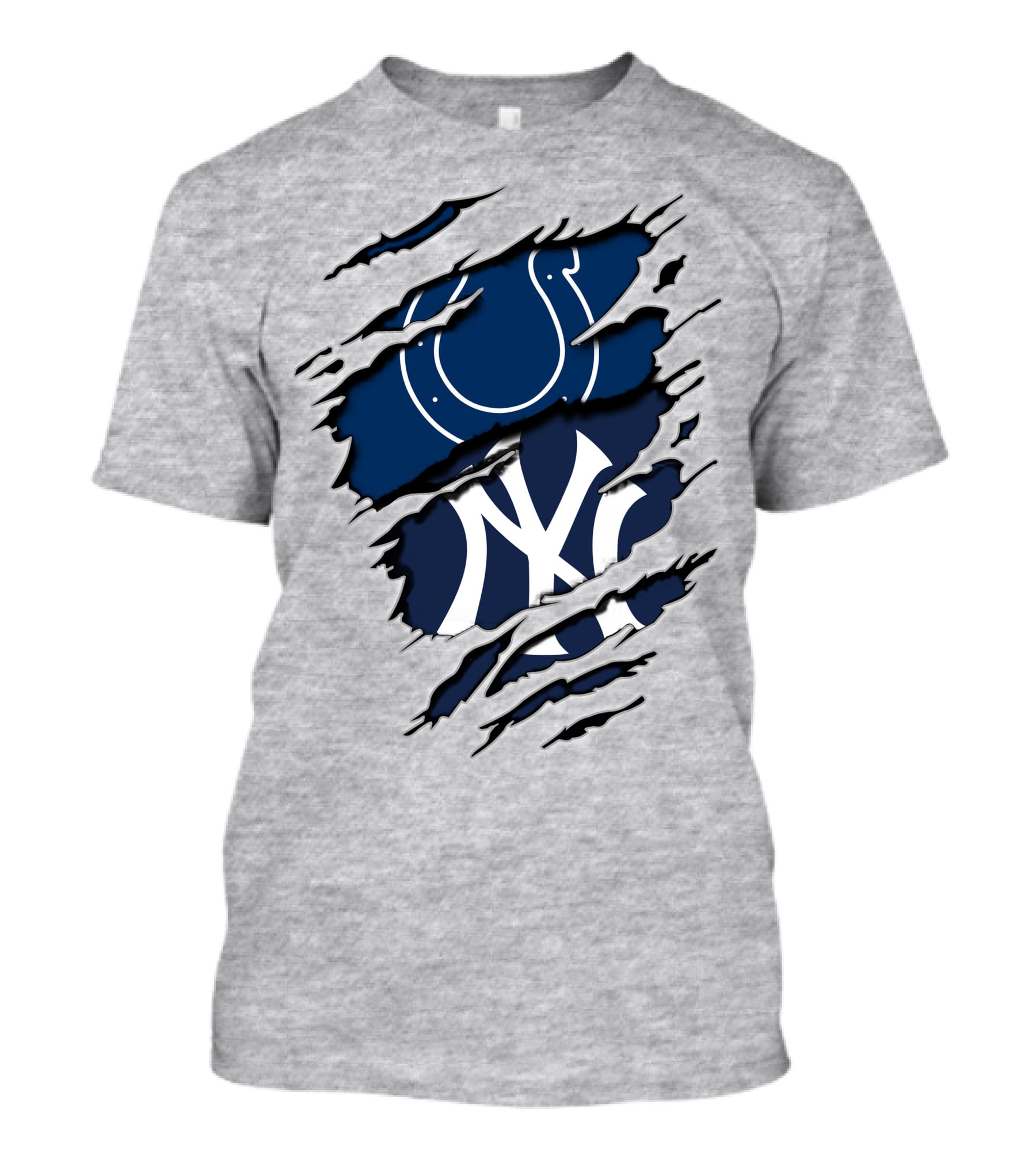 Colts Yankees Dual Logo Blend T-Shirt
