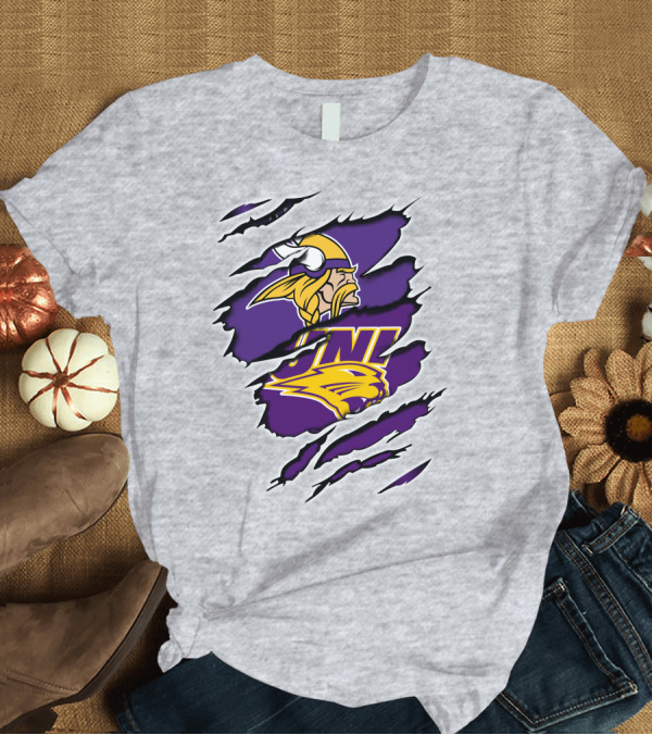 T-Shirt: Vikings UNI Panthers Ripped Claw T-Shirt Vikings UNI Panthers Ripped Claw T-Shirt