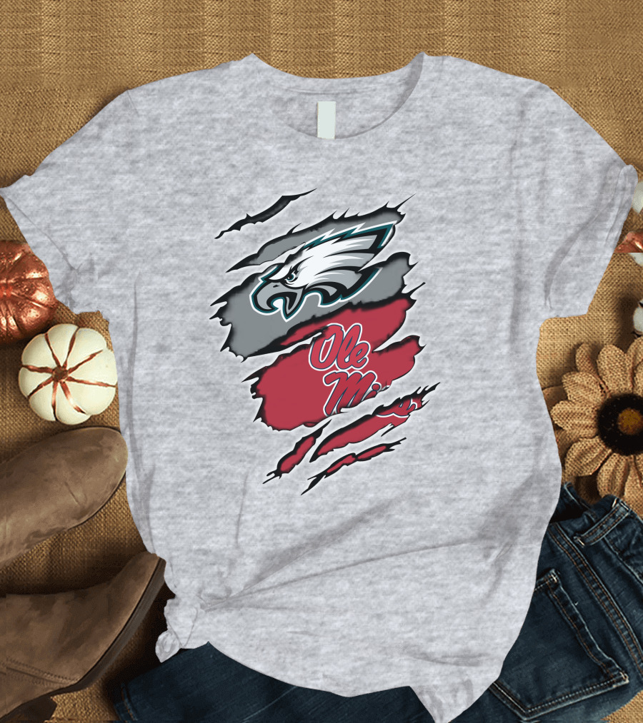 Eagles Ole Miss Torn T-Shirt