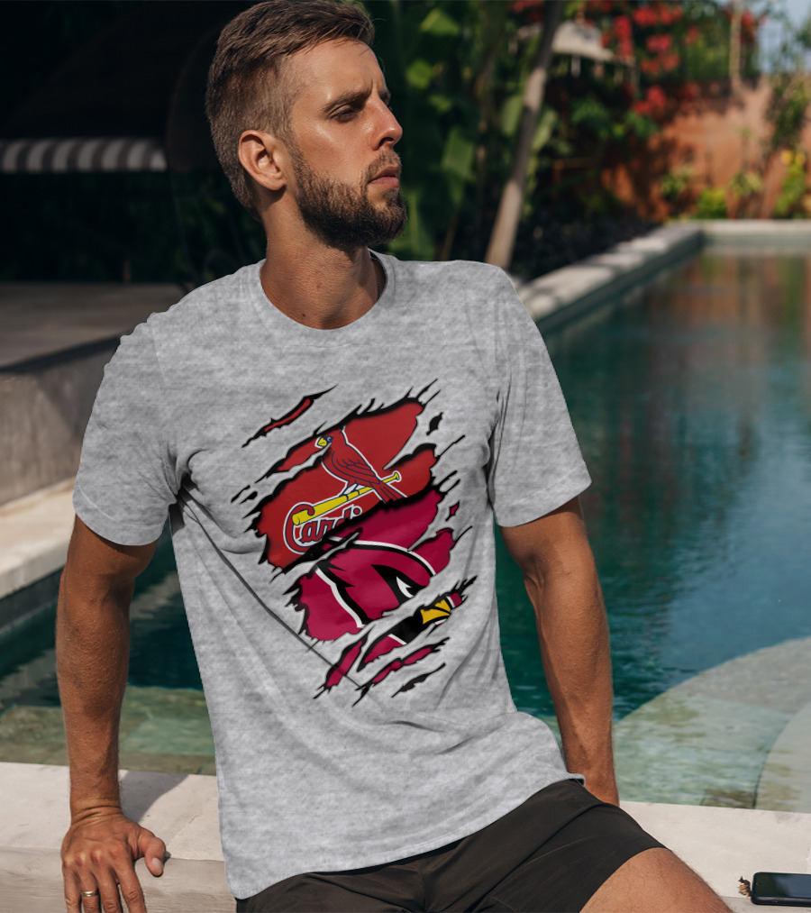 Cardinals Louis St. Louis Arizona Sports Crossover T-Shirt