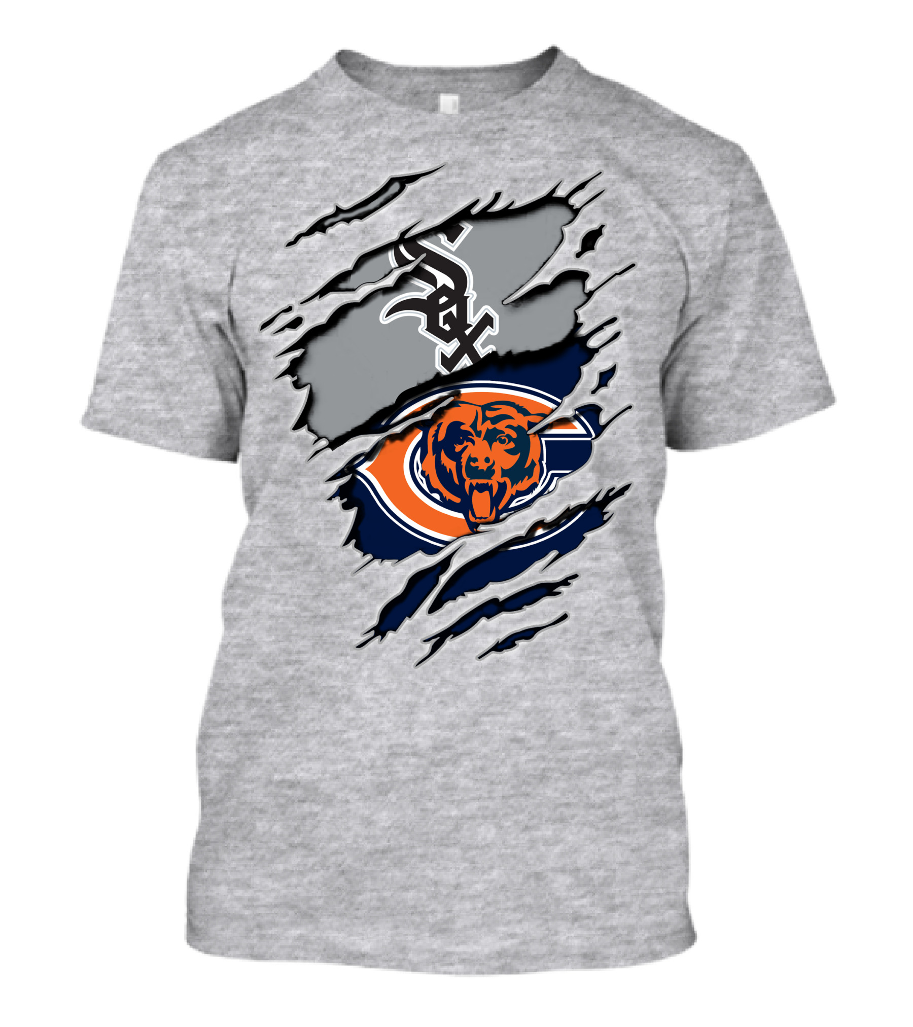 Chicago Bears And Chicago White Sox Fusion T-Shirt