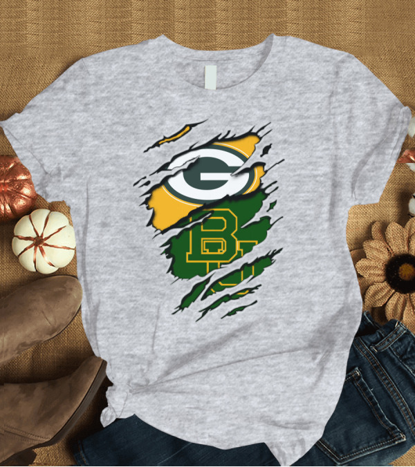 T-Shirt: Green Bay Packers Baylor Bears T-Shirt Green Bay Packers Baylor Bears T-Shirt