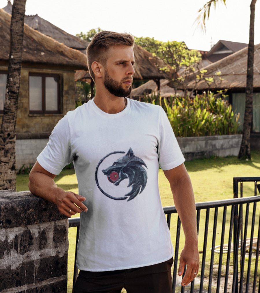 Courage Bad Wolf Circle T-Shirt