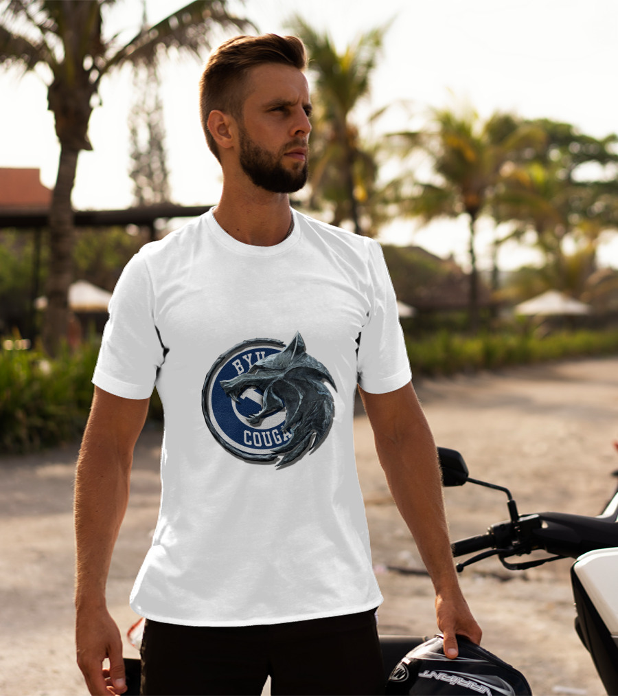 Byu Cougars Wolf Overlay Cht1Twnc2003 T-Shirt