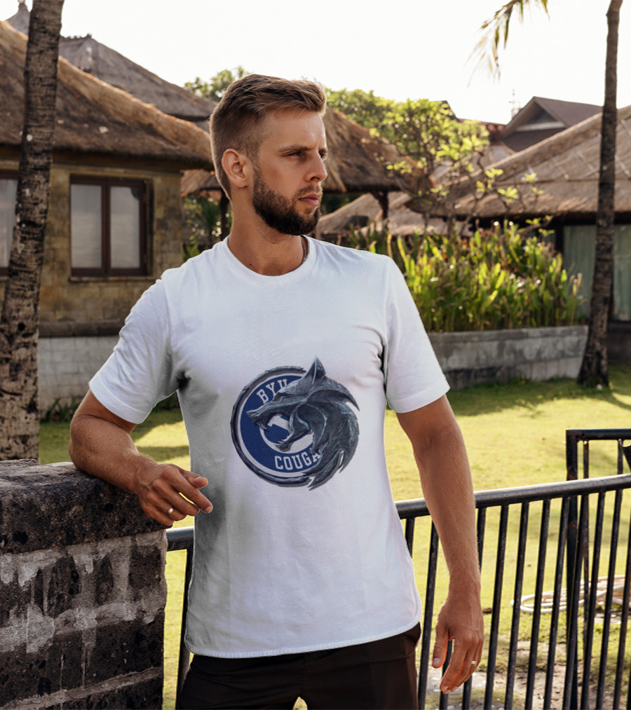 Byu Cougars Wolf Overlay Cht1Twnc2003 T-Shirt
