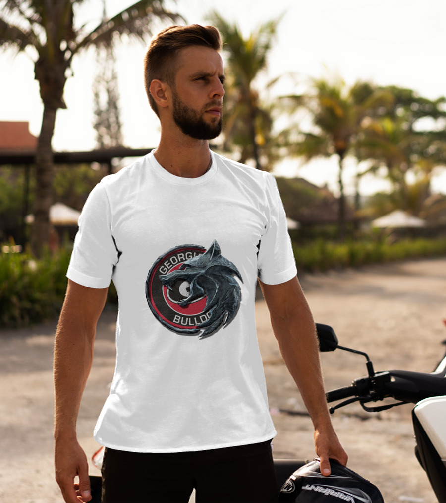 Georgia Bulldogs Fantasy Dragon Emblem Cht1Twnc2008 T-Shirt