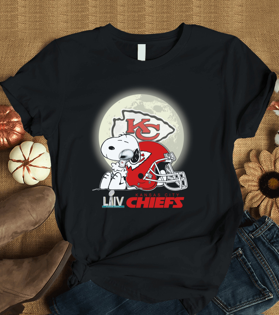 KCC Snoopy Kansas City Chiefs Super Bowl LIV T-Shirt