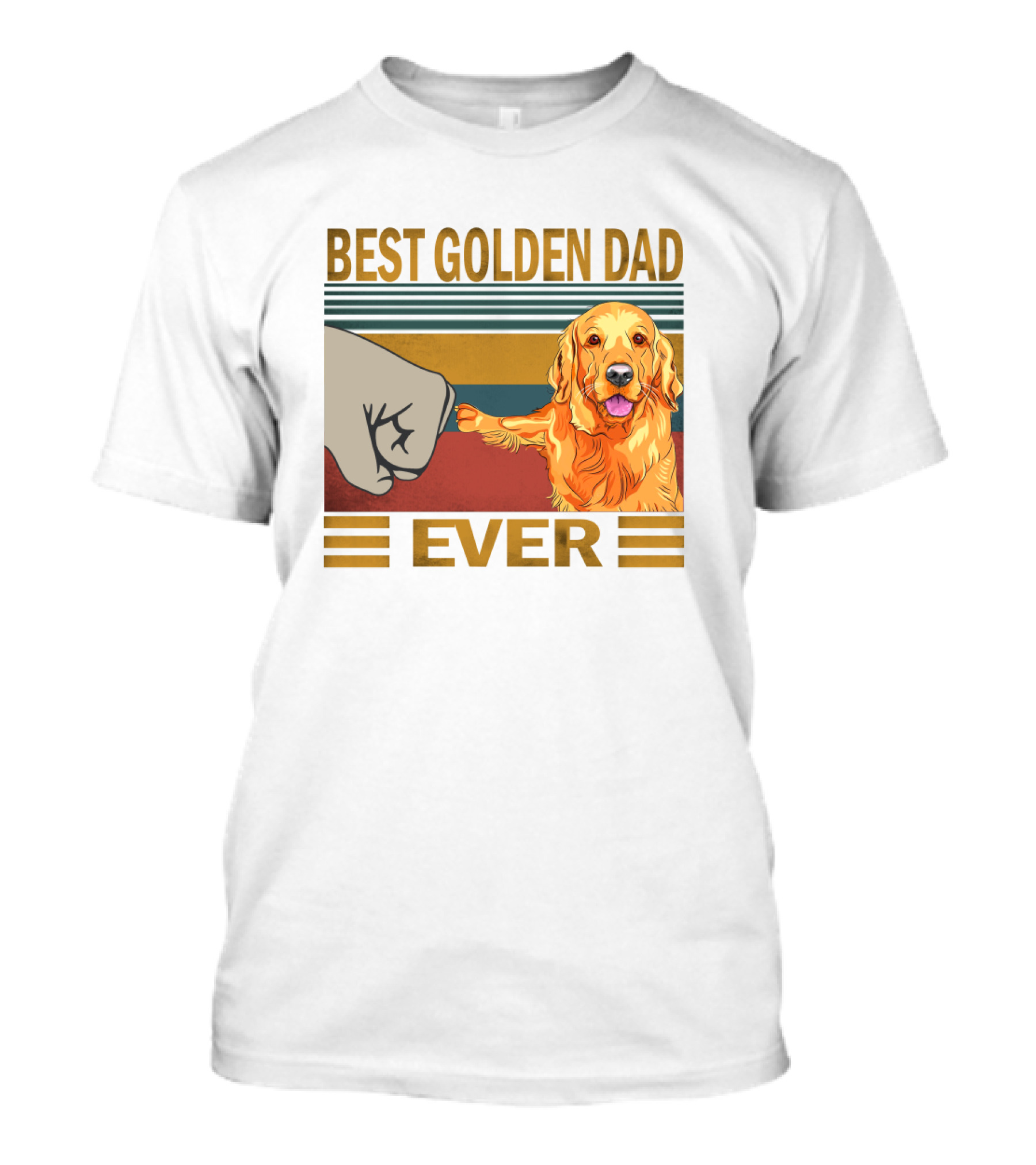 Best Golden Dad Ever T-Shirt