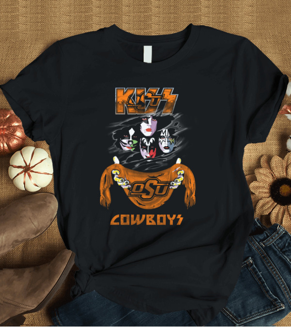 T-Shirt: KISS OSU Cowboys Ncaa Oklahoma State T-Shirt KISS OSU Cowboys Ncaa Oklahoma State T-Shirt
