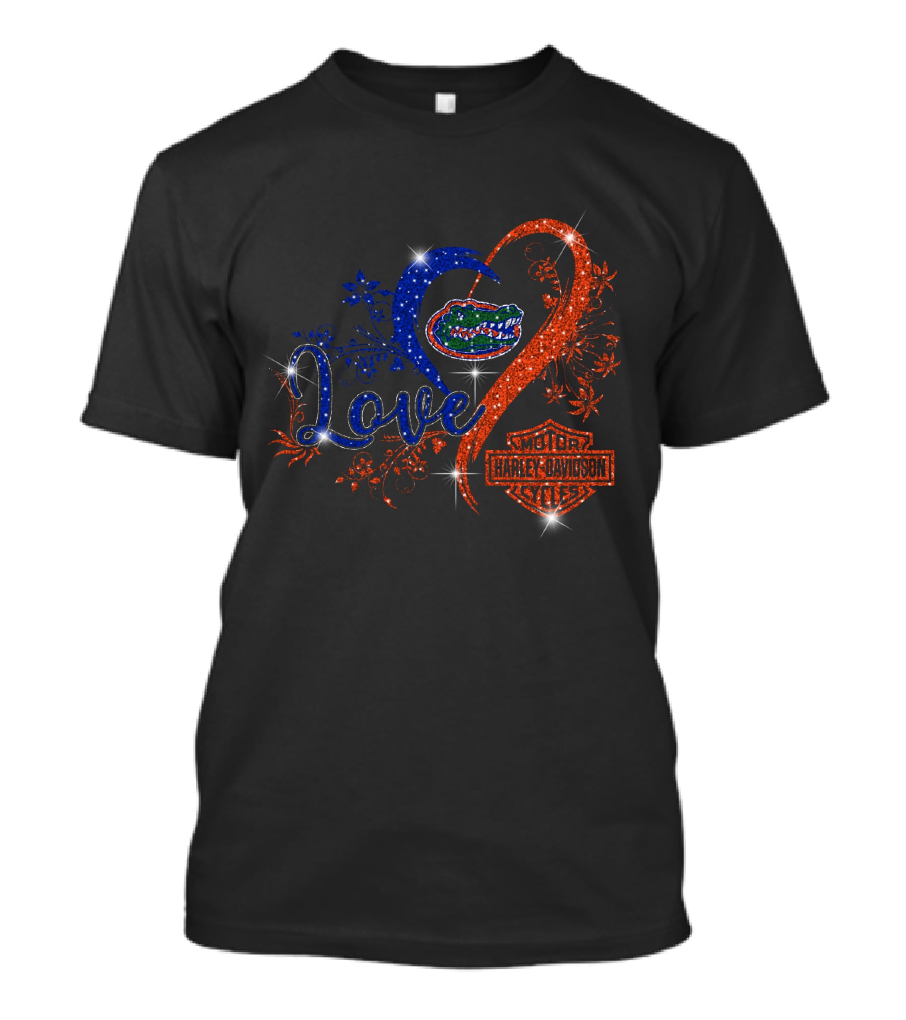 Love Florida Gators Harley Davidson Motorcycles T-Shirt