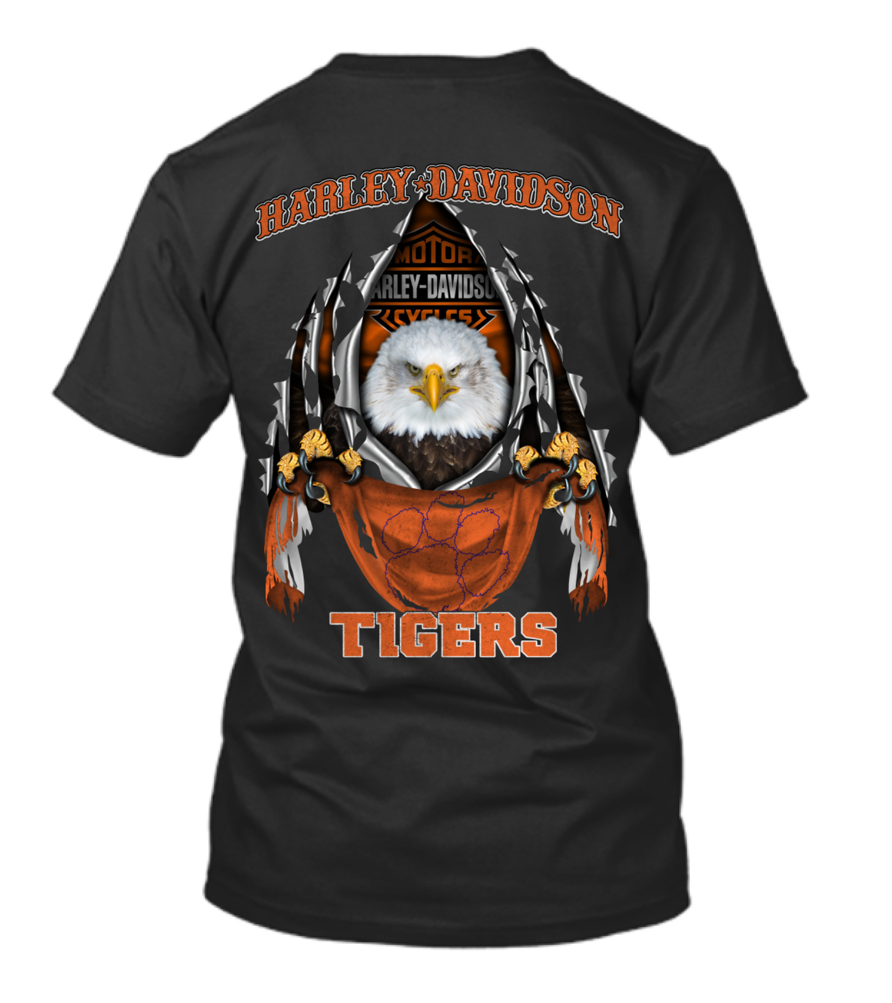 Harley Davidson Tigers Eagle Motor Harley Davidson Cycles T-Shirt