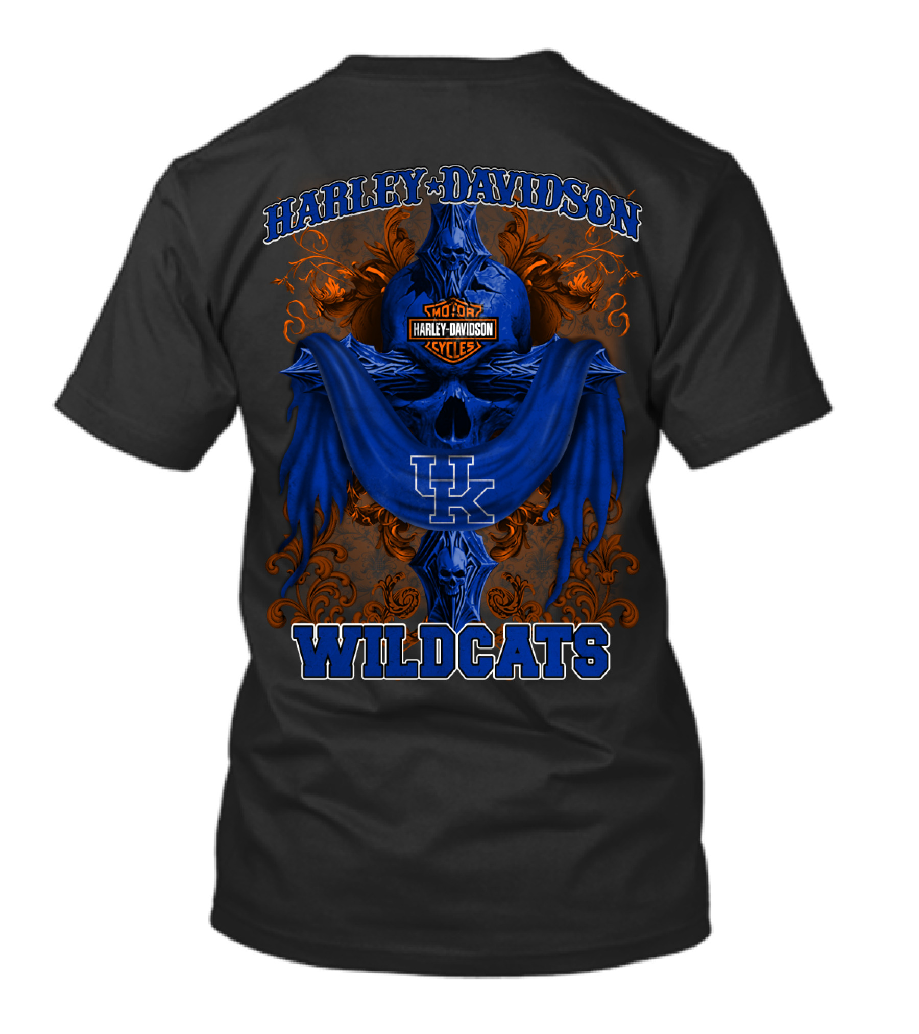 Harley Davidson Kentucky Wildcats Uk Motorcycles T-Shirt
