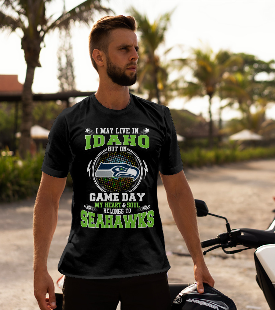 Idaho Game Day My Heart & Soul Belongs To Seahawks T-Shirt