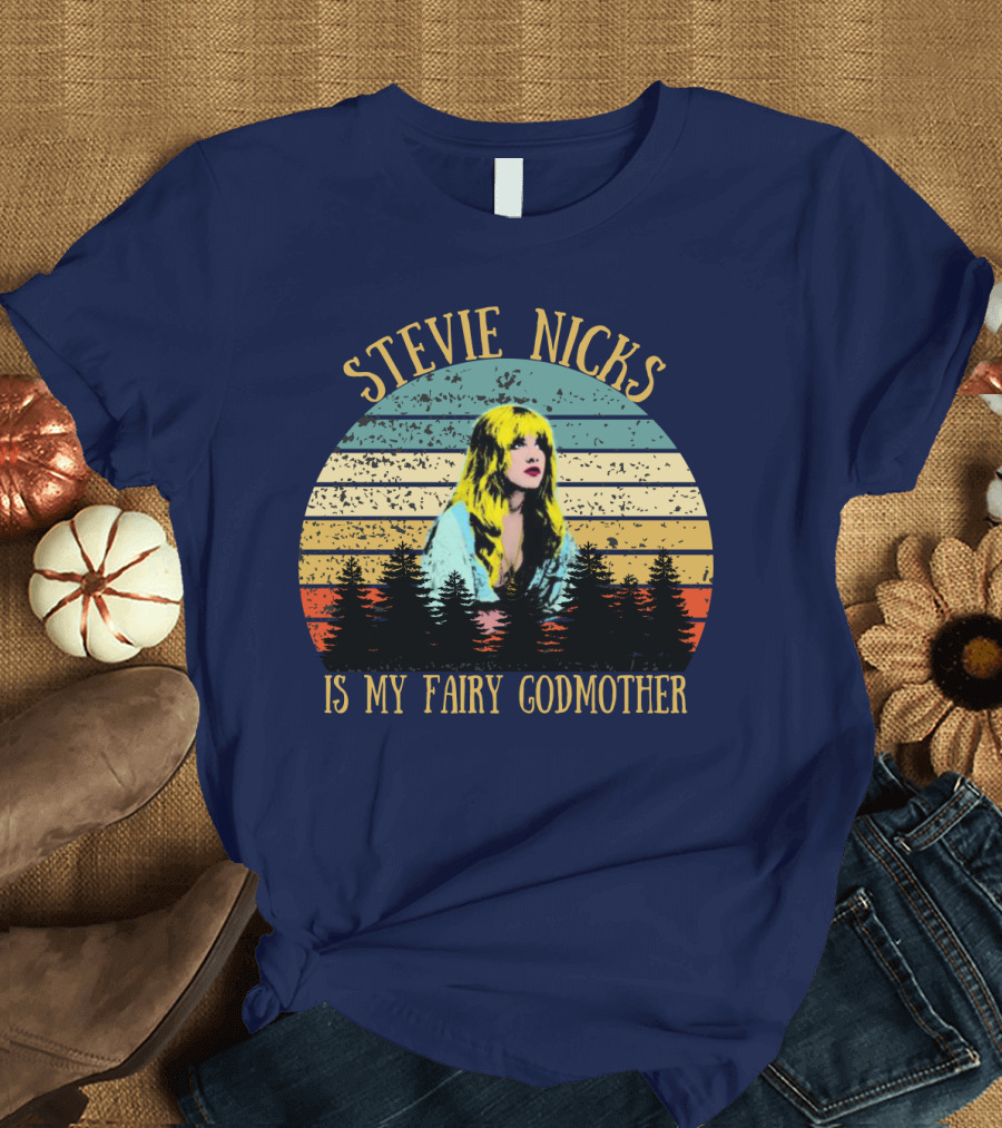 Stevie Nicks Is My Fairy Godmother Vintage Love T-Shirt