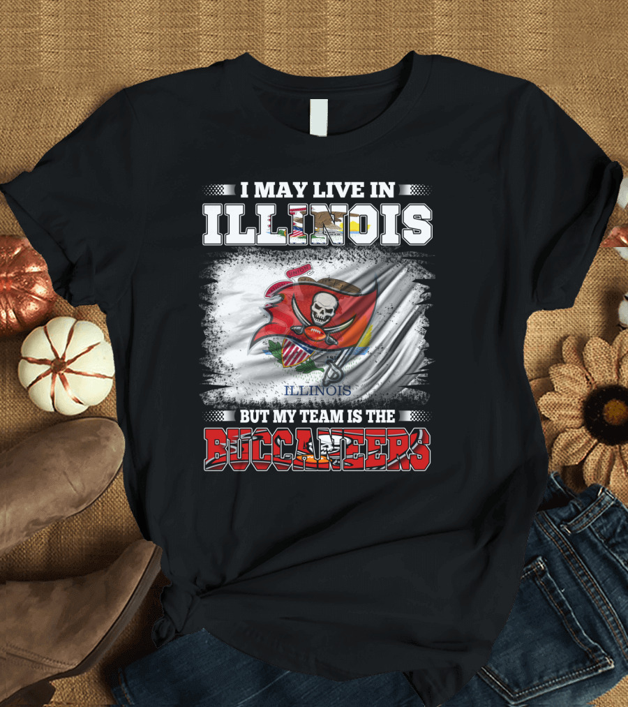 Illinois-Based Fan Connection to Buccaneers Team Pride T-Shirt