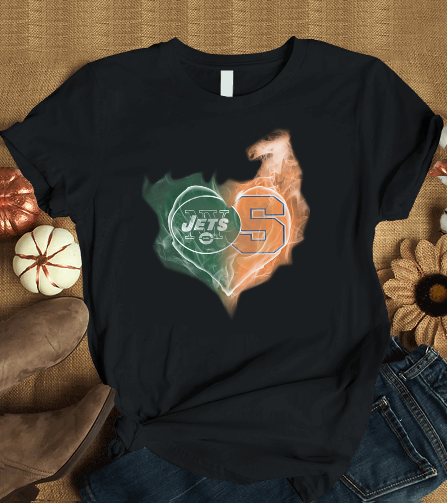 Jets Syracuse S Heart Fusion T-Shirt